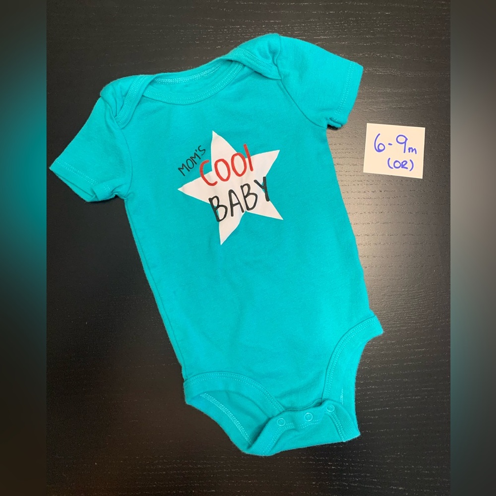 ⭐️4/$5.00⭐️ Koala Kids 6-9m Teal Onesie